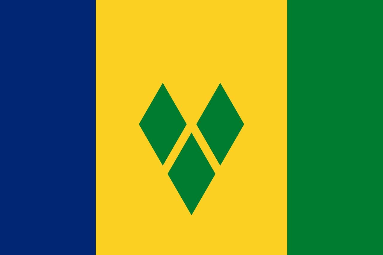 Saint Vincent & the Grenadines Flag